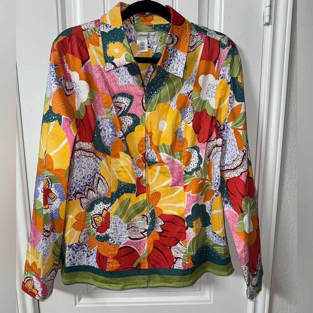 Colorful Floral Women's Jacket by Coldwater Creek